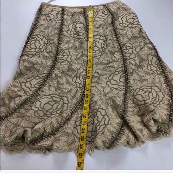 🚨Lafayette148 Appliqué Hand beaded skirt(G6) - Picture 5 of 8